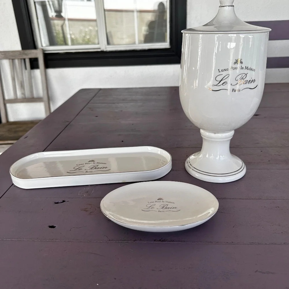 Restoration Hardware Kassatex Lux & Pour la Maison 3ps set